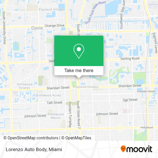 Lorenzo Auto Body map