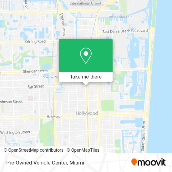 Pre-Owned Vehicle Center map