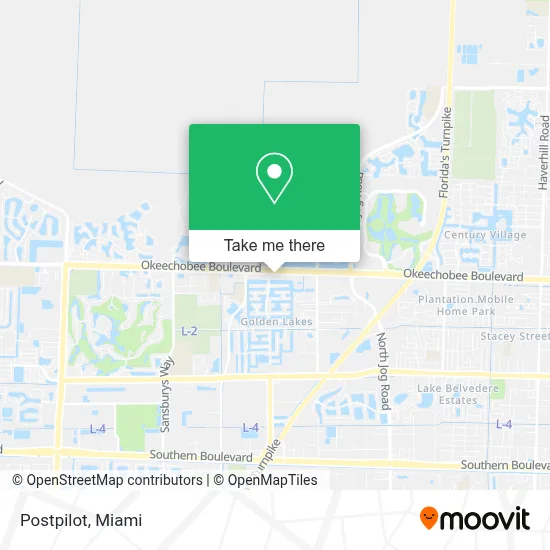 Postpilot map