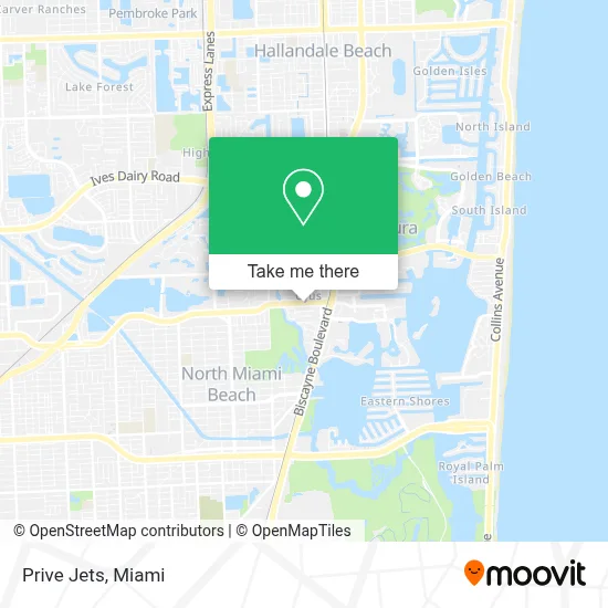 Prive Jets map