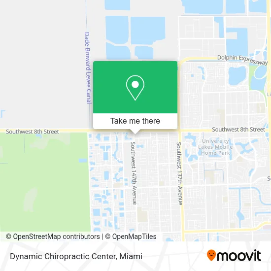 Dynamic Chiropractic Center map