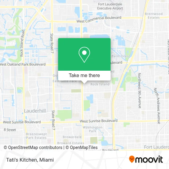 Tati's Kitchen map
