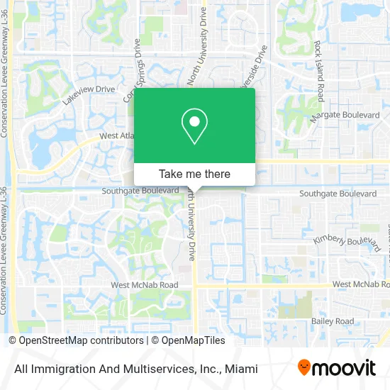 All Immigration And Multiservices, Inc. map
