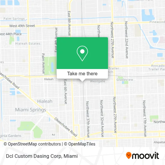 Dcl Custom Dasing Corp map