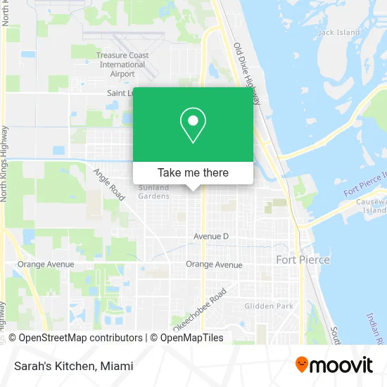 Sarah's Kitchen map