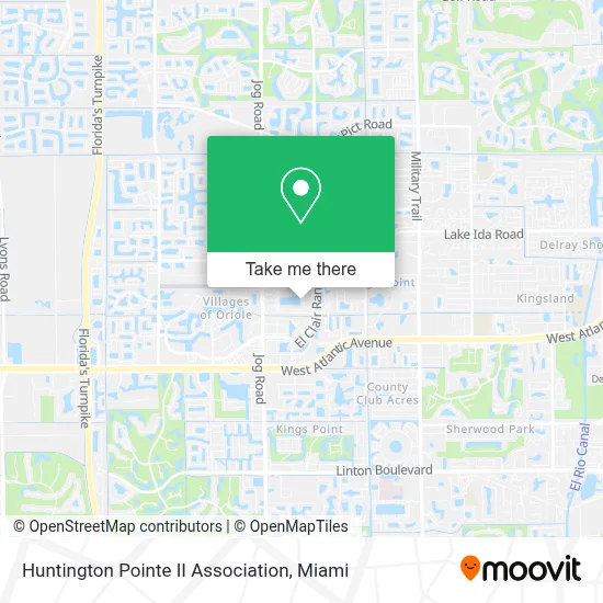 Huntington Pointe II Association map