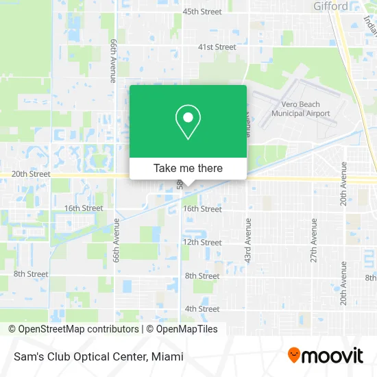 Sam's Club Optical Center map