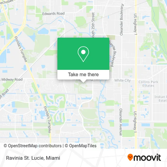 Ravinia St. Lucie map