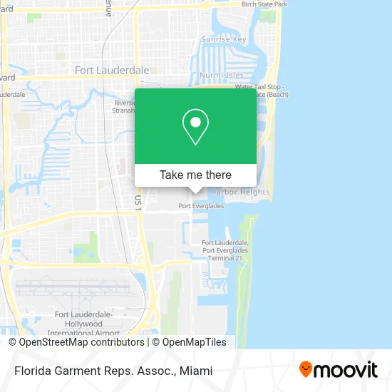 Florida Garment Reps. Assoc. map