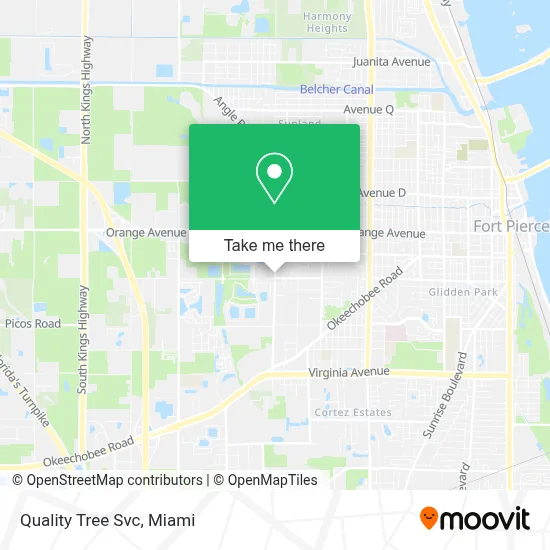 Quality Tree Svc map