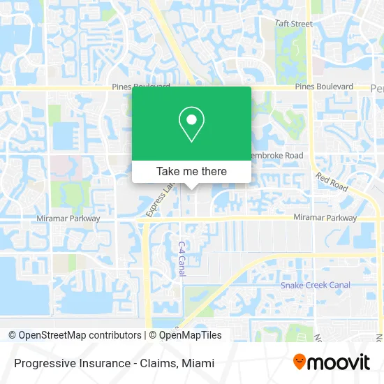 Progressive Insurance - Claims map