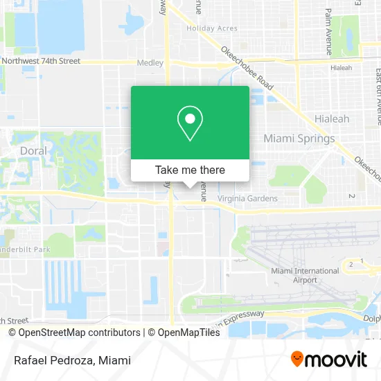 Rafael Pedroza map