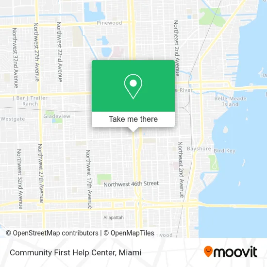 Community First Help Center map
