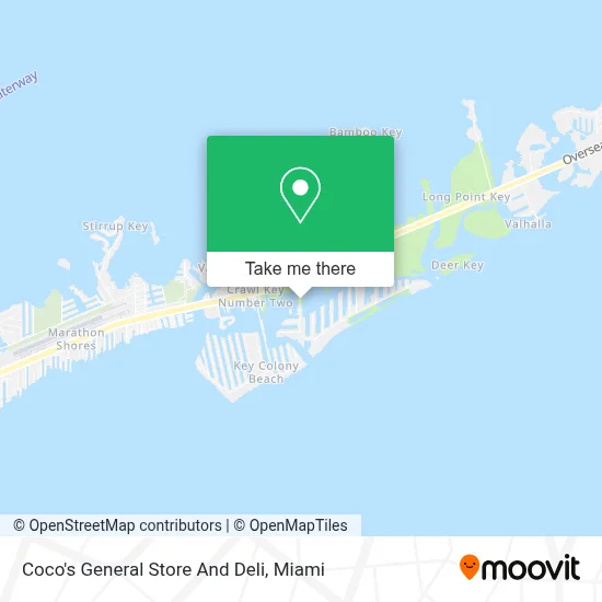 Coco's General Store And Deli map