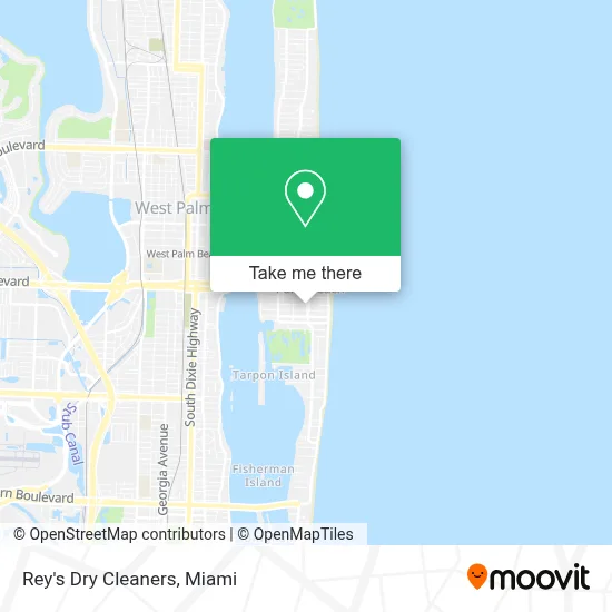 Rey's Dry Cleaners map