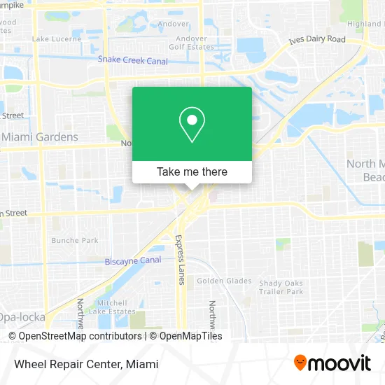 Wheel Repair Center map