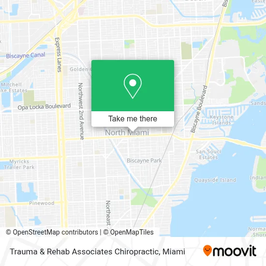 Trauma & Rehab Associates Chiropractic map