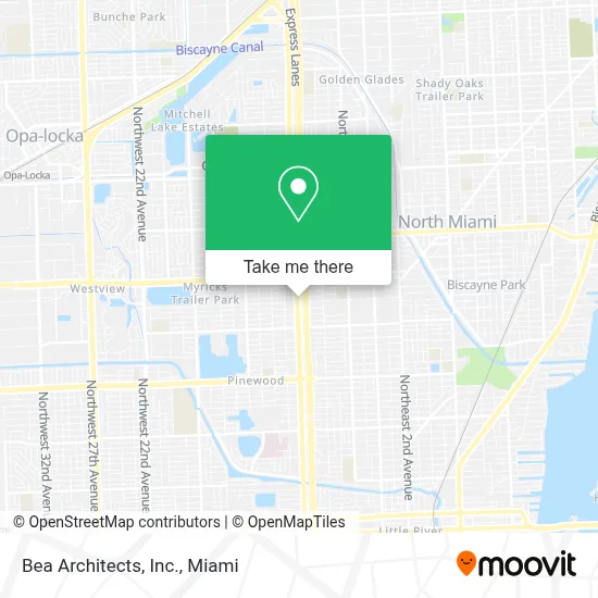 Bea Architects, Inc. map