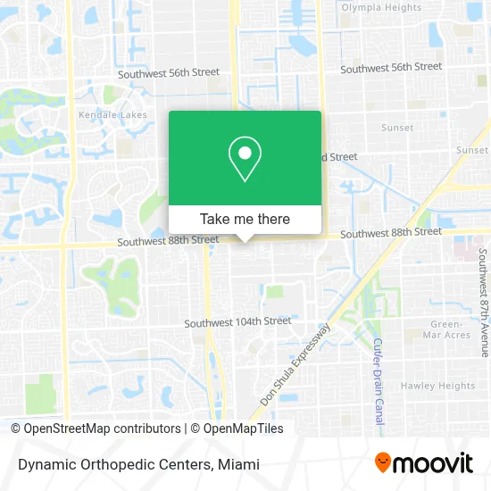 Dynamic Orthopedic Centers map