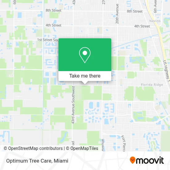 Optimum Tree Care map