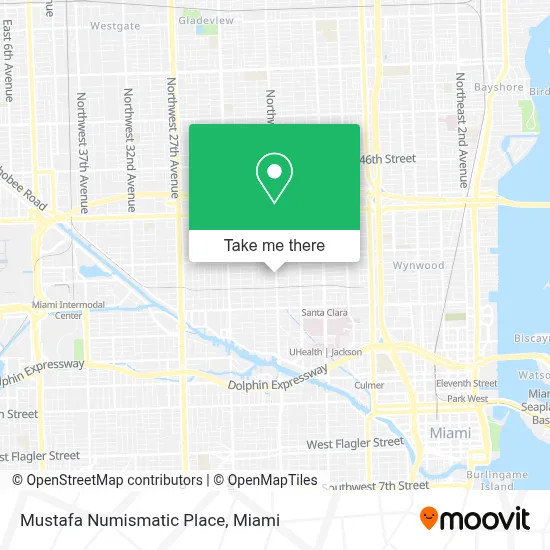 Mustafa Numismatic Place map