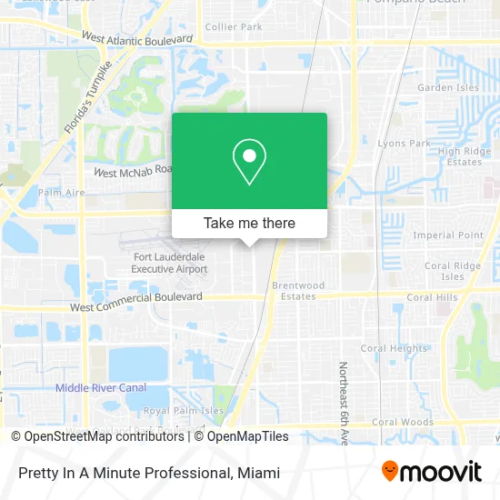 Pretty In A Minute Professional map
