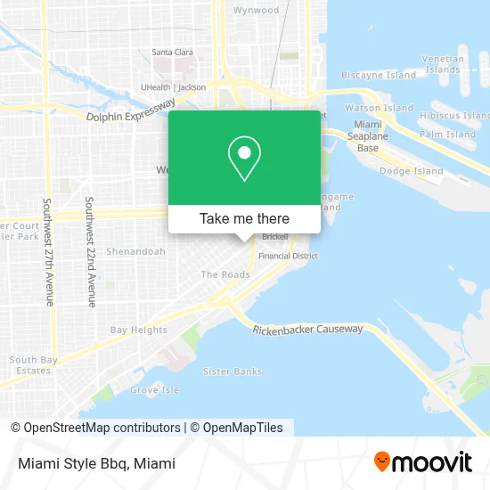 Miami Style Bbq map