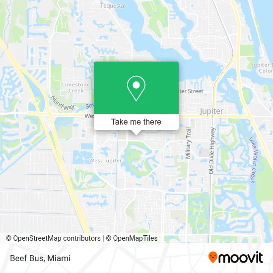 Beef Bus map