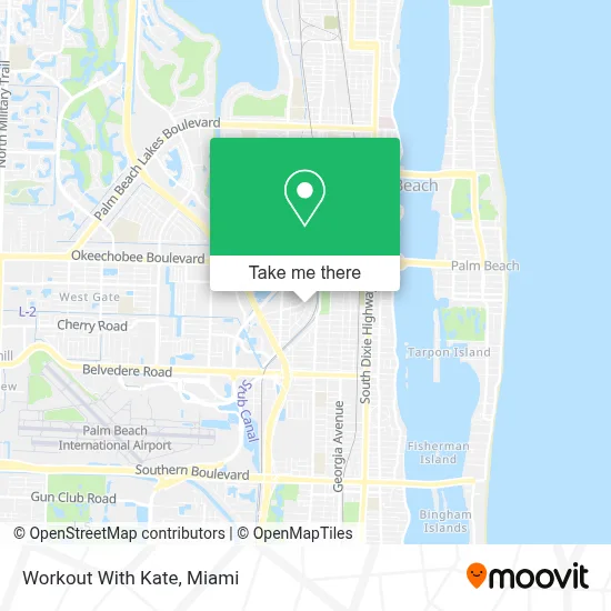 Workout With Kate map