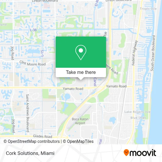 Cork Solutions map
