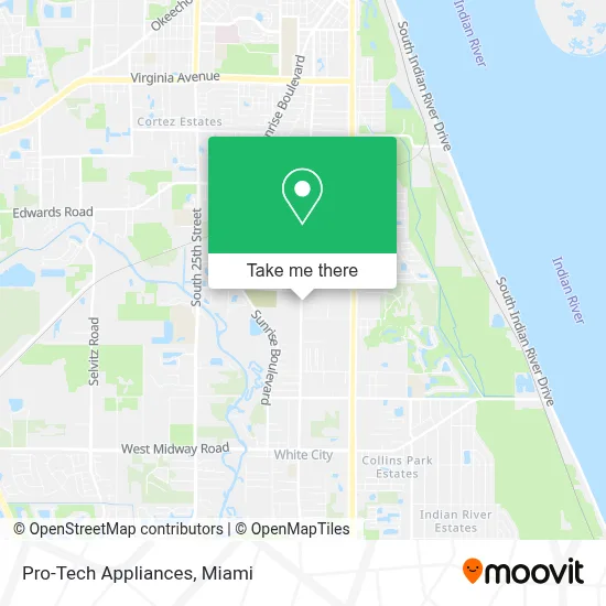 Pro-Tech Appliances map