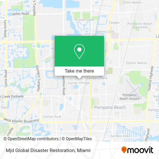Mjd Global Disaster Restoration map