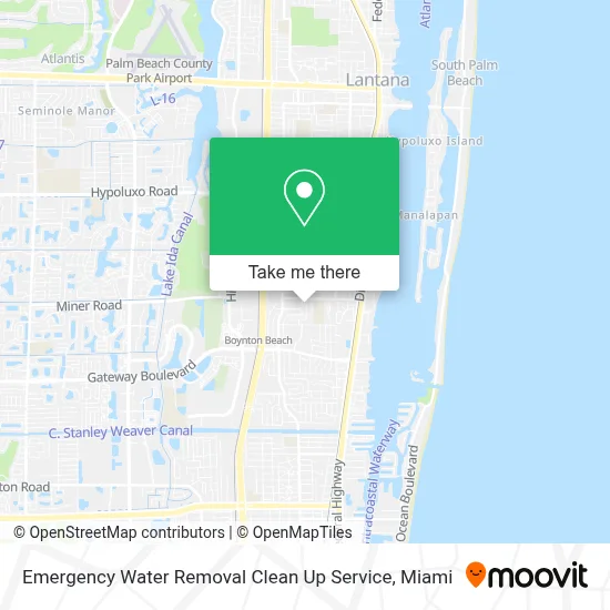 Emergency Water Removal Clean Up Service map