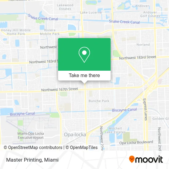 Master Printing map
