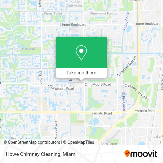 Howe Chimney Cleaning map