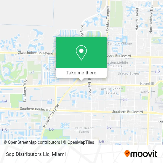 Scp Distributors Llc map