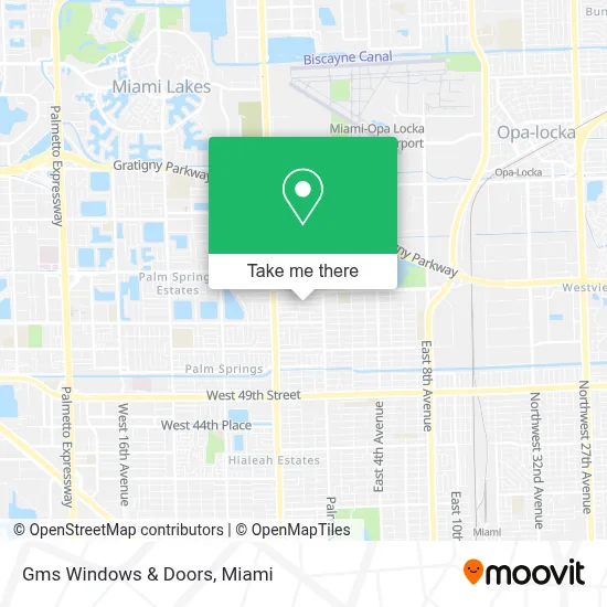 Gms Windows & Doors map