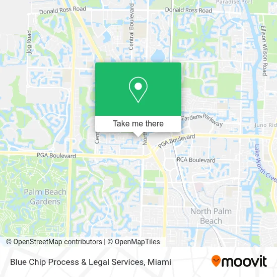 Blue Chip Process & Legal Services map