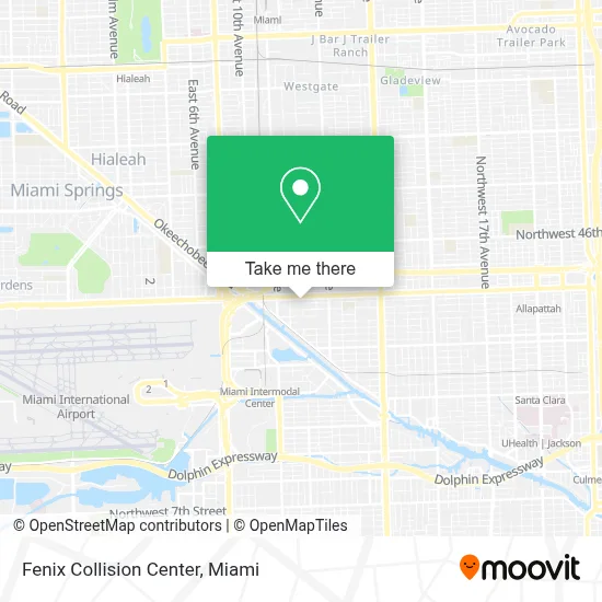 Fenix Collision Center map