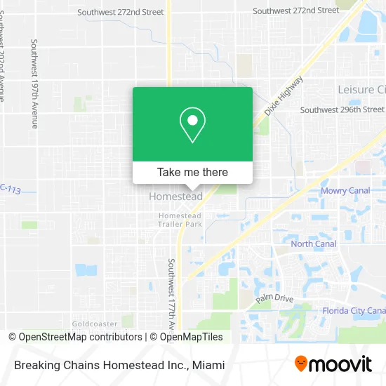 Breaking Chains Homestead Inc. map