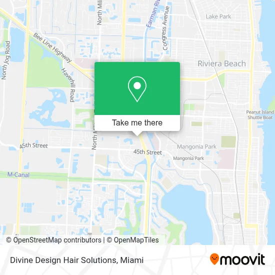 Divine Design Hair Solutions map