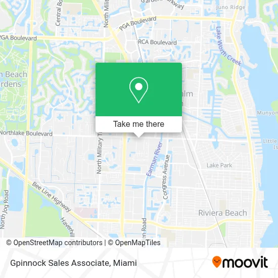 Gpinnock Sales Associate map