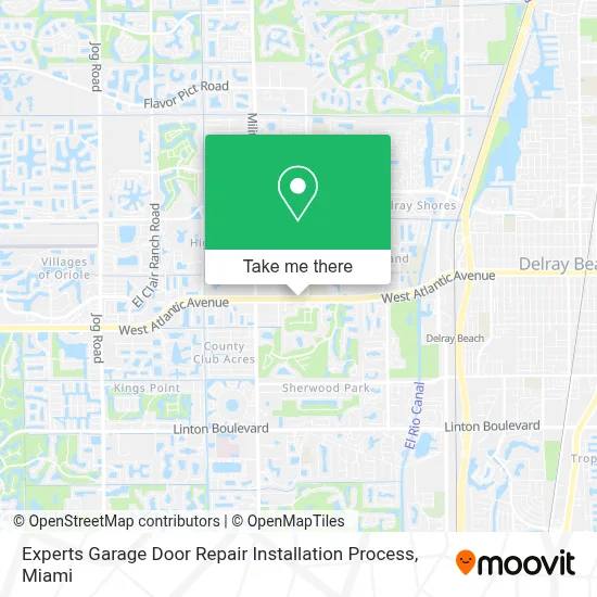 Experts Garage Door Repair Installation Process map