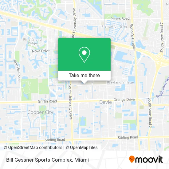 Bill Gessner Sports Complex map