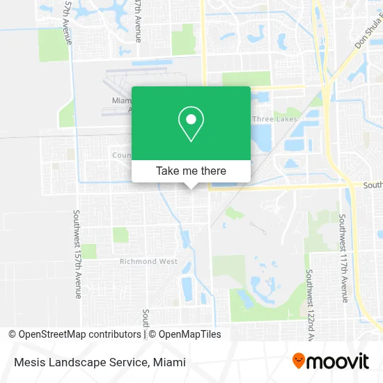 Mesis Landscape Service map