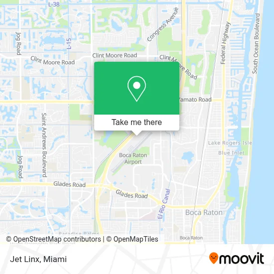 Jet Linx map