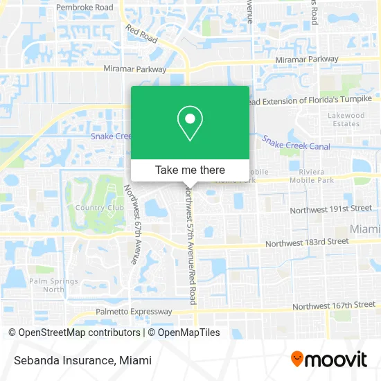 Sebanda Insurance map