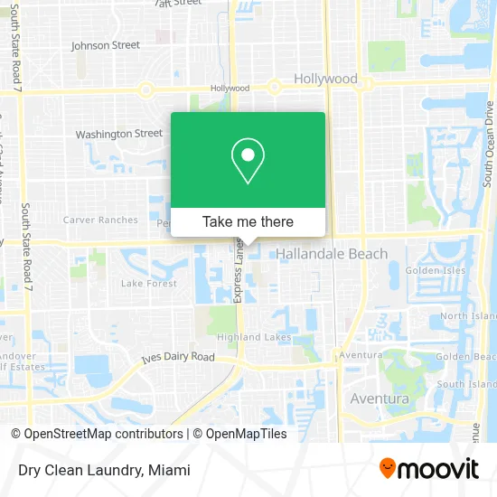 Dry Clean Laundry map