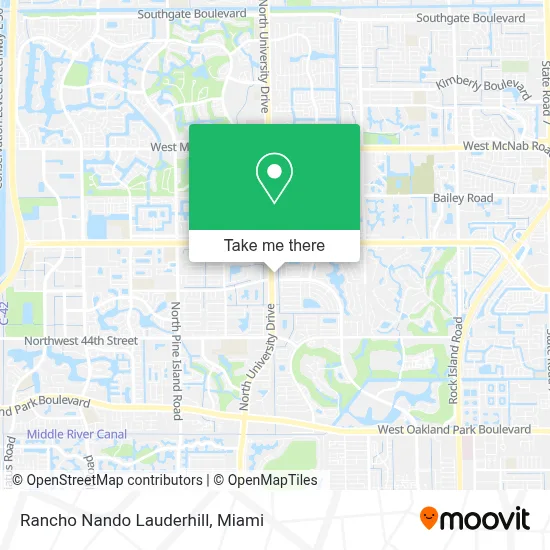 Rancho Nando Lauderhill map