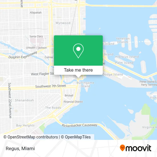 Regus map